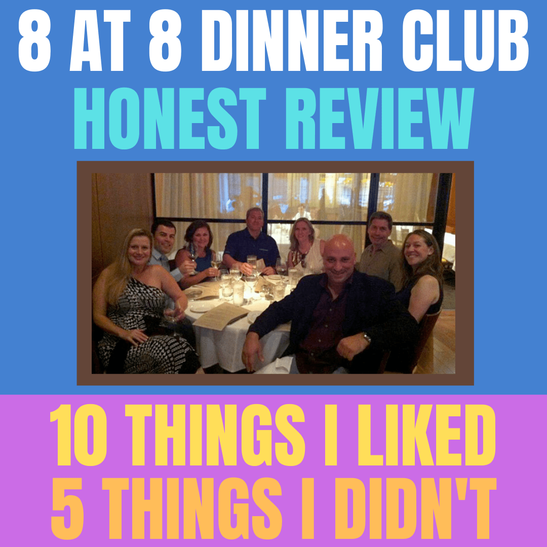 8 at 8 dinner club in Atlanta review by Dating Snippets