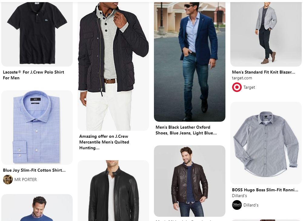 Pinterest and reddit board with date night clothes and first date daytime clothes for men and for guys