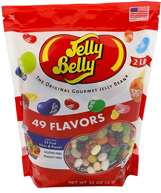 Bag of Jelly Belly Jelly Beans in 49 Flavors