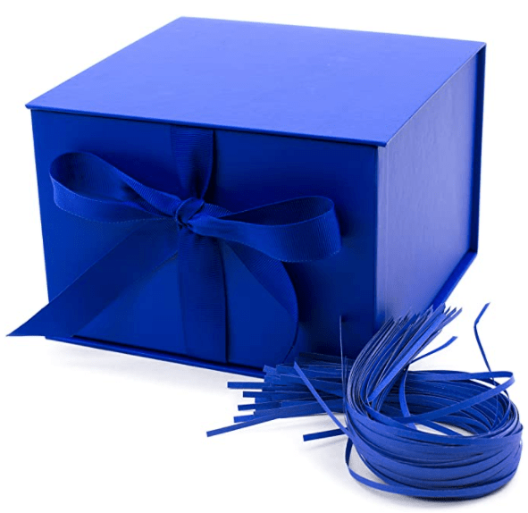 Navy Blue Christmas Eve Box on Amazon